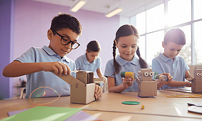 Recycle to build a robot
