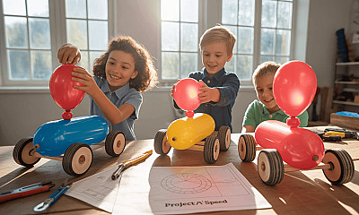 Balloon Car Race